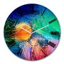 Wallity Reloj Decorativo de MDF Multicolor 3030MS-029